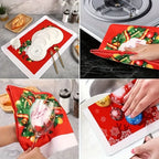 Christmas Microfiber Towels – Snowflake & Tree Festive Patterns Christmas Microfiber Towels Richie's