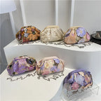 Women's Sequin Evening Clutch Bag – Floral Wristlet Purse Evening Clutch Bag Richie's