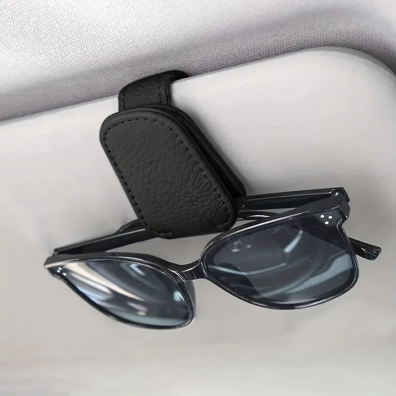 Magnetic PU Leather Car Visor Glasses Holder Clip Car Visor Organizer Richie's