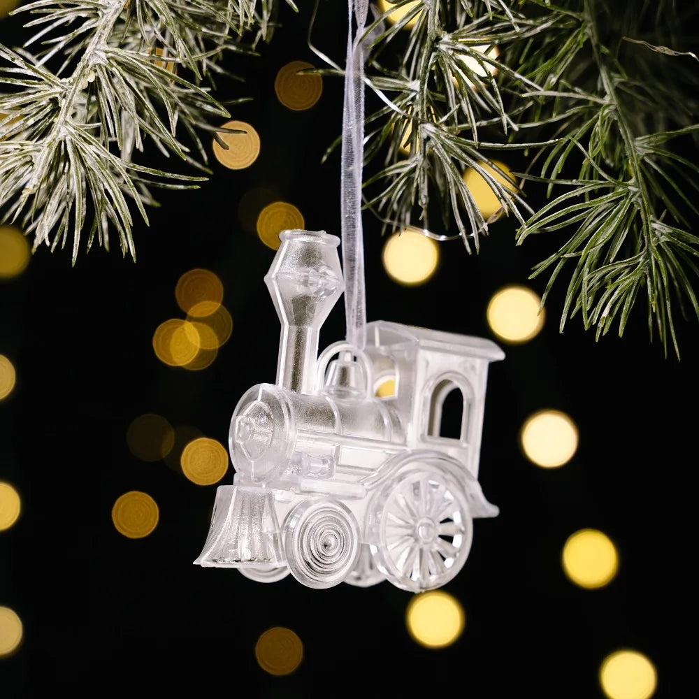 Clear Acrylic Christmas Tree Pendants – Transparent Ornaments Christmas Ornaments Richie's Style 5