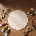 4Pcs 9" Unfinished Round Wooden Clock Face Blanks – DIY Kit DIY Clock Face Blank Richie's Default Title