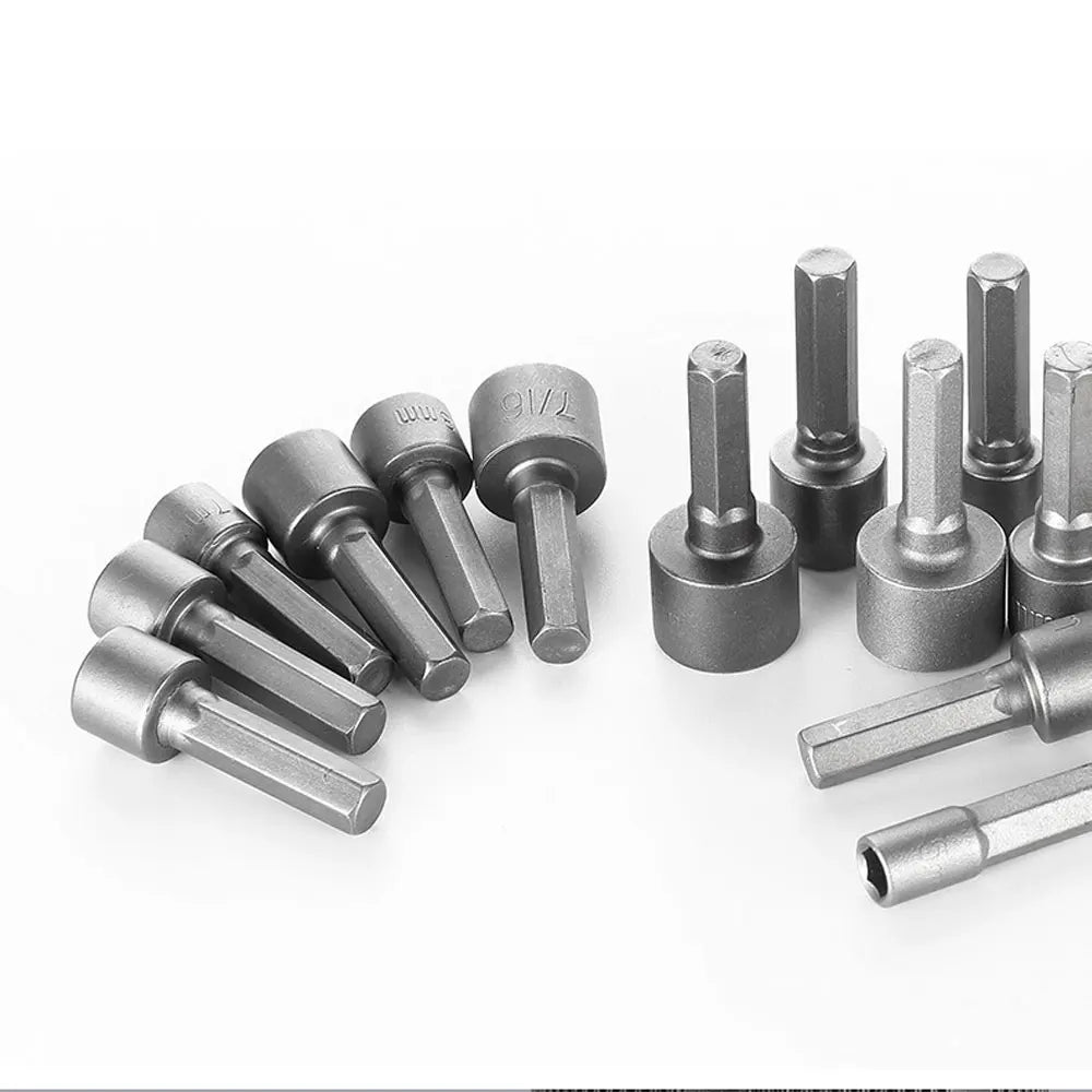 9/14 Pcs Hex Nut Driver Drill Bit Socket Set | 1/4" Shank Nut Driver Bit Set Richie's