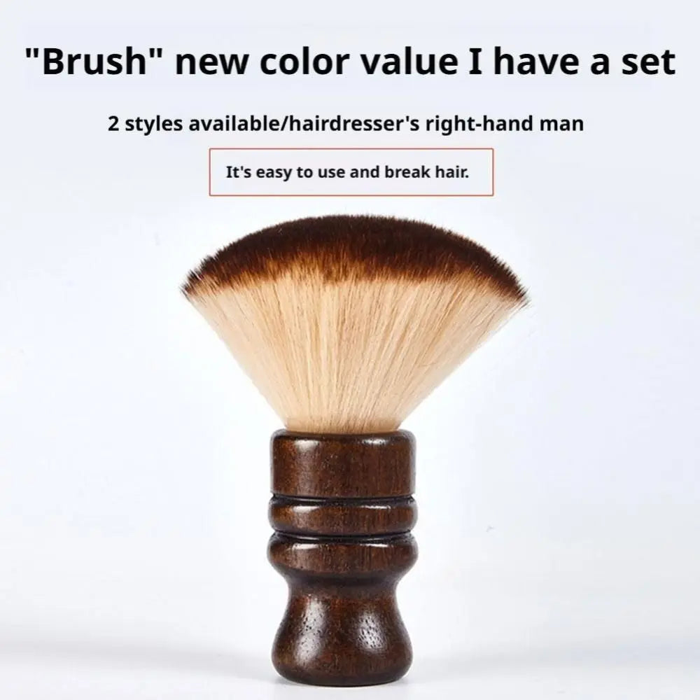 Wooden Handle Barber Neck Brush – Soft & Easy to Clean Barber Neck Brush Richie's