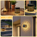 Solar Hollow Floral Garden Lanterns – Dusk to Dawn, 2 Pack Solar Garden Lantern Richie's