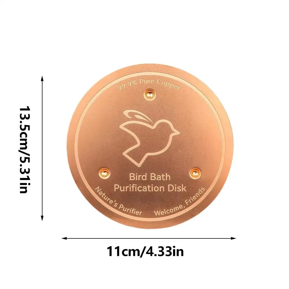 Pure Copper Bird Bath Disk – Triple-Point Stability Bird Bath Disk Richie's