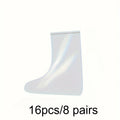 8 Pairs Transparent Waterproof Shoe Covers – Slip-Resistant Waterproof Shoe Covers Richie's 8 pairs