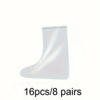8 Pairs Transparent Waterproof Shoe Covers – Slip-Resistant Waterproof Shoe Covers Richie's 8 pairs