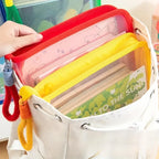 A4 Transparent Zippered File Bag – 4pc Document Organizer Zippered File Bag Richie's
