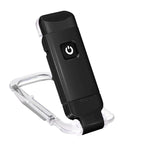 KEBINCPLED LED Clip-On Book Light USB Rechargeable 200mAh LED Book Light Richie's Black