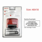 DIY Self-Inking Stamp Kit – Adjustable Multi-Size Monogram Set Self-Inking Stamp Kit Richie's Red-M