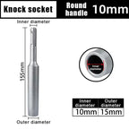 Rotary Hammer Drill Bit Driver 8–20mm Hardened Steel Stake Rod Hammer Drill Bit Driver Richie's 10mm
