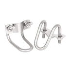 M6 M8 304 Stainless Steel Double U-Bolt Cross Pipe Clamp Set Pipe Clamp Set Richie's