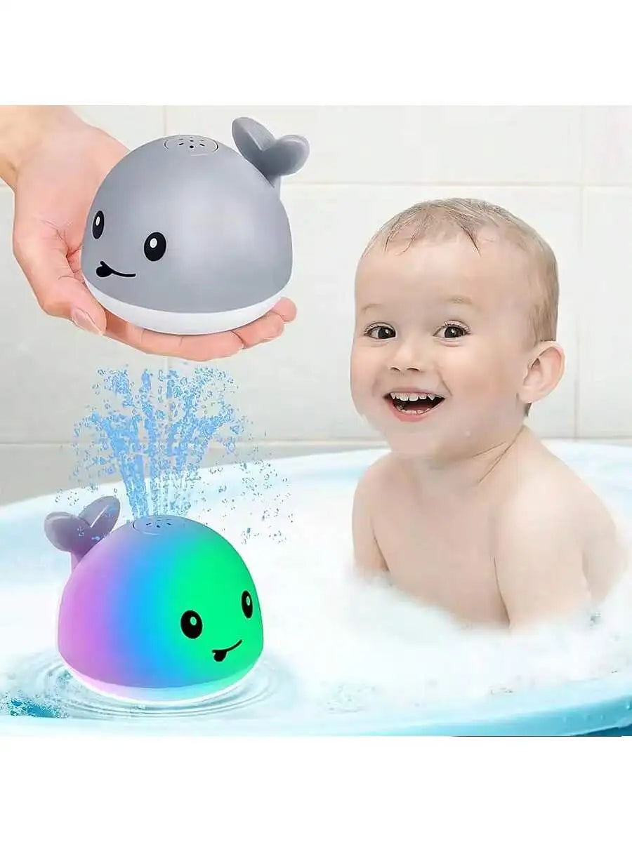 Light Up Whale Baby Bath Toy Sprinkler for Toddlers 0–3 Baby Bath Toy Richie's