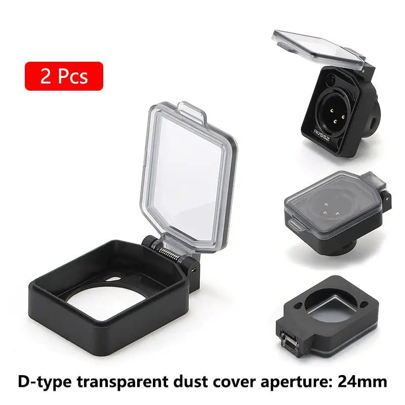 2Pcs Silicone Dust Cover Caps for Audio Power Network Plugs Silicone Port Covers Richie's A9
