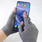 5 Pairs Breathable Fingerless Gloves Unisex – Black & Gray Fingerless Sport Gloves Richie's
