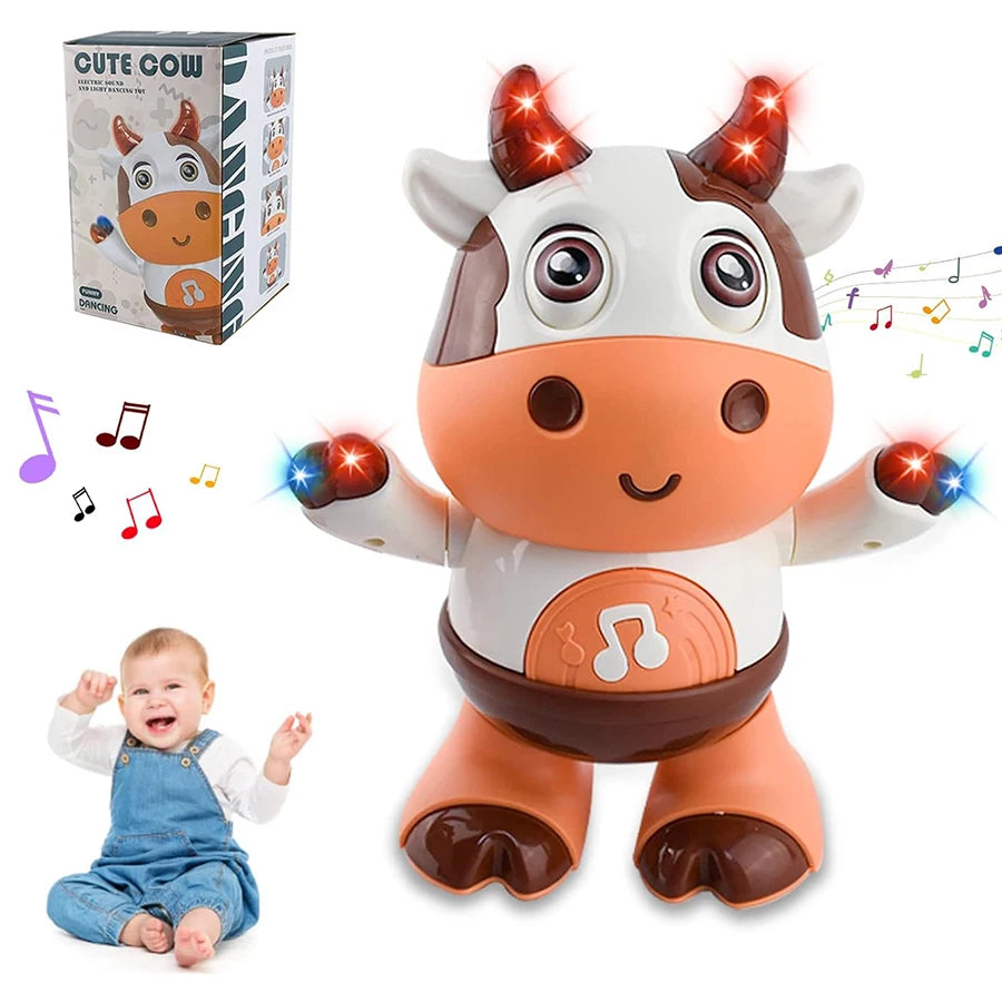 Baby Dancing Cow Plush Toy – Music, Lights & Movement Dancing Plush Toy Richie's