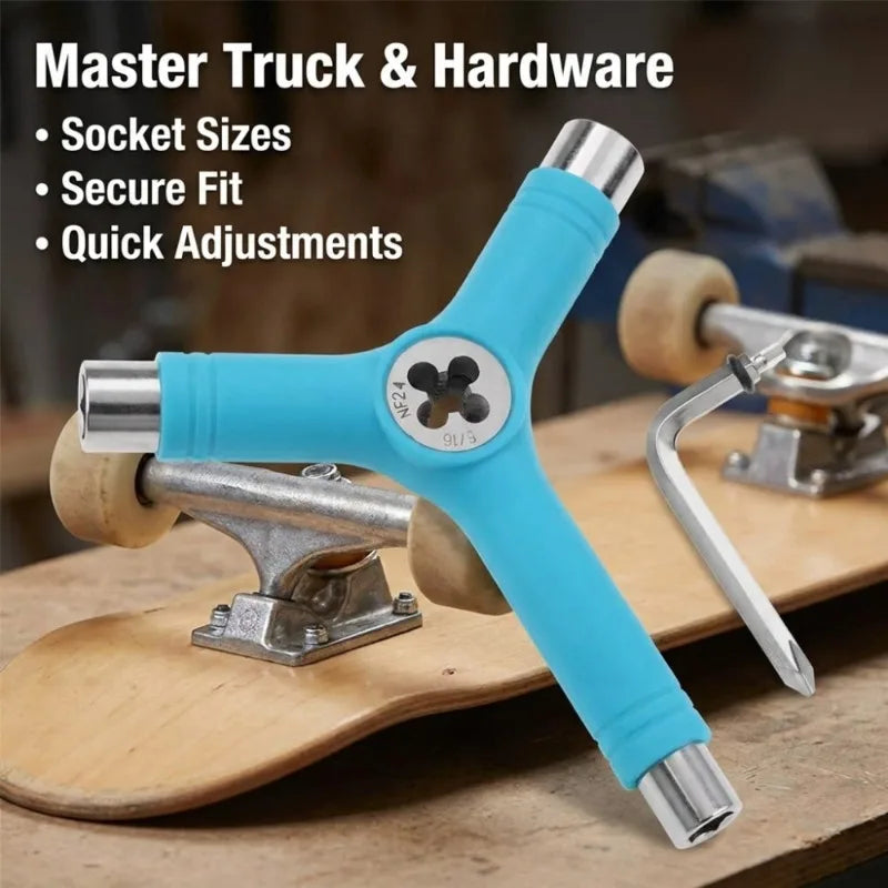 Y-Type All-In-One Skateboard Multi-Tool Wrench & Screwdriver Skateboard Multi-Tool Richie's