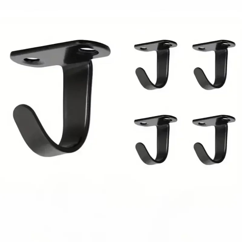 5-Pack Stainless Steel Screw-Mount Ceiling & Under-Shelf Hooks Ceiling Shelf Hooks Richie's 5PCs