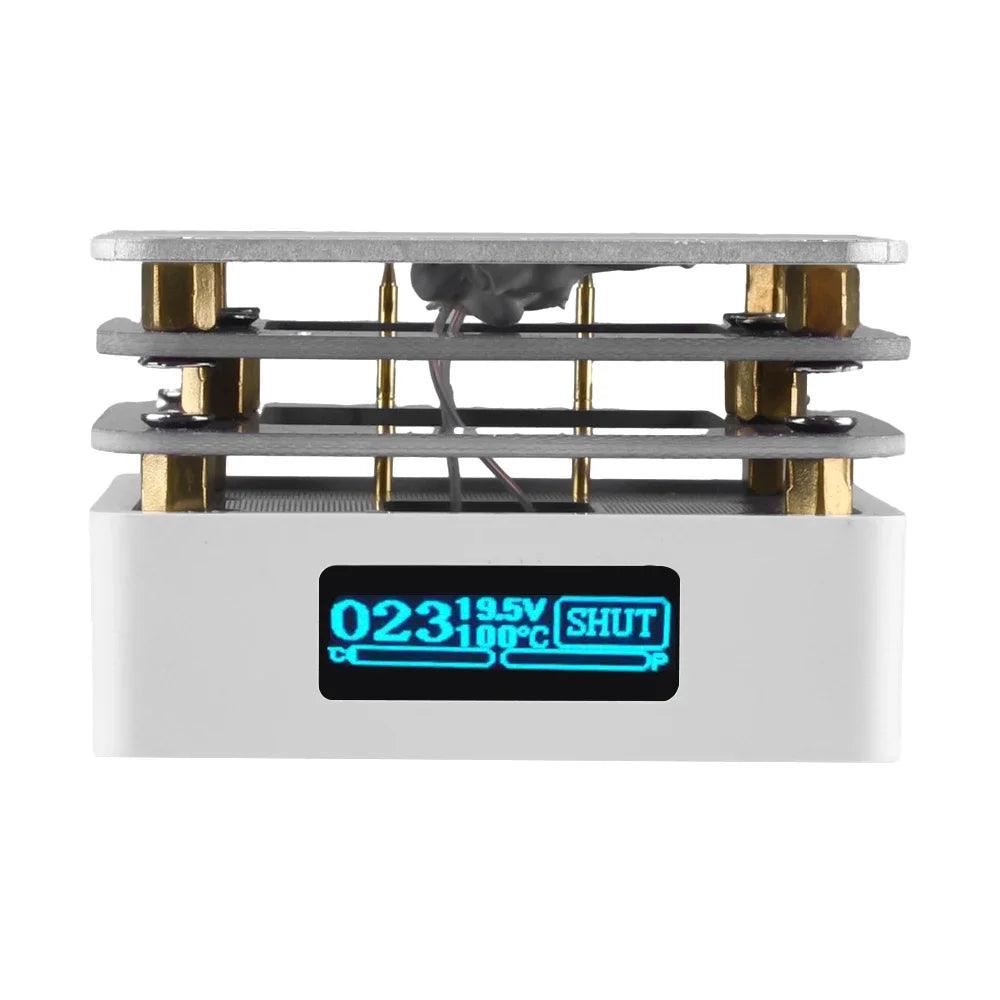 Type-C Mini Hot Plate Preheating Station PCB SMD Soldering PCB Preheating Station Richie's White