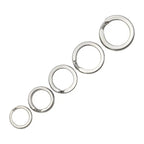 200PCS Stainless Steel Fishing Split Rings 5-Size Lure Connector Set Fishing Split Rings Richie's