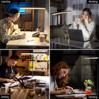 KEBINCPLED Clip-On USB LED Anti-Glare Desk & Reading Lamp Clip-On LED Desk Lamp Richie's