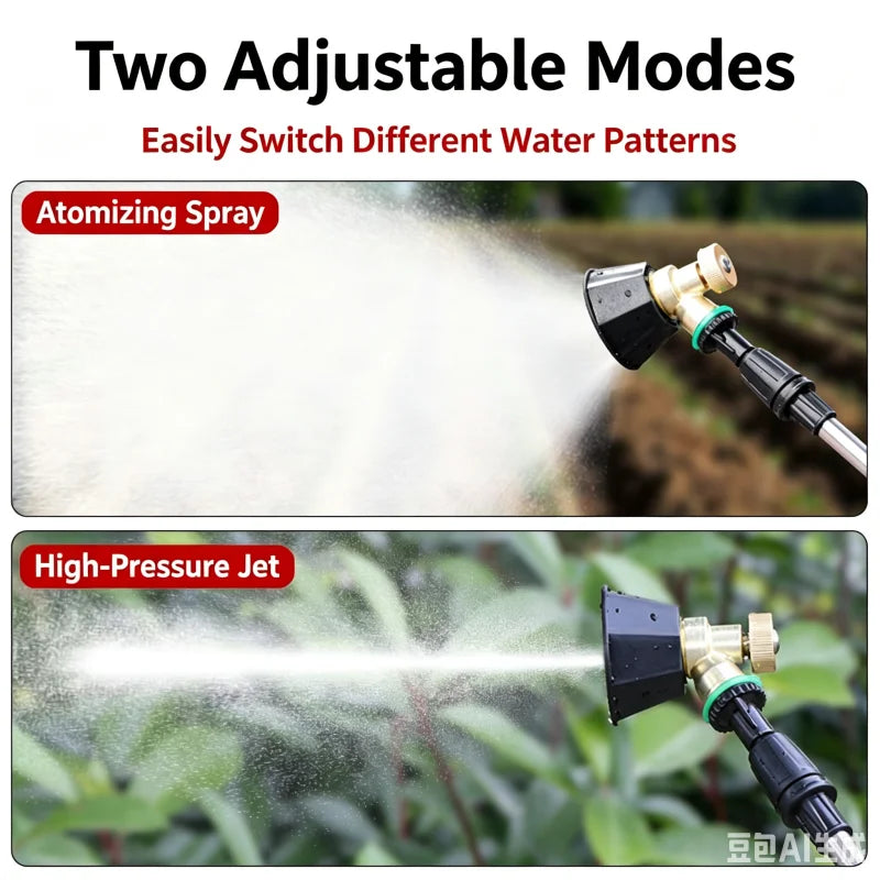 Adjustable Air Vortex Spray Nozzle – Windproof Atomization Garden Sprayer Nozzle Richie's