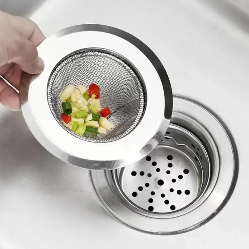 Stainless Steel Sink Strainer & Hair Catcher – 1 or 2 Pack Sink Strainer Richie's