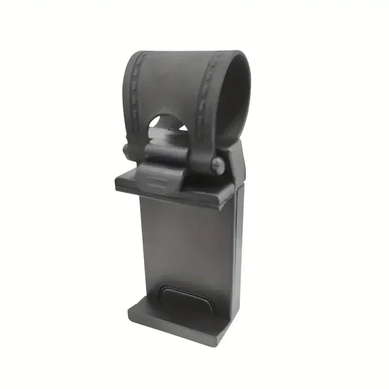Universal Steering Wheel Phone Holder Hook Mount Car Bracket Car Phone Mount Richie's Black