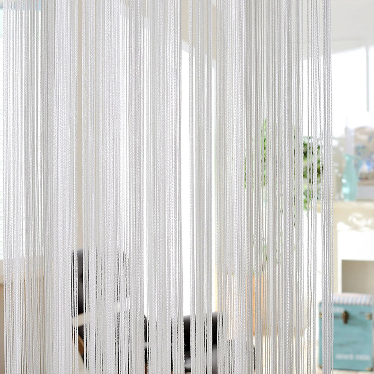 Tassel String Door Curtain Beaded Room Divider 100x200cm Tassel String Curtain Richie's