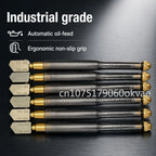 TC-90 Self-Oiling Glass & Tile Cutter – 3–12mm Tungsten Glass Cutter Tool Richie's 6Pcs TC-90