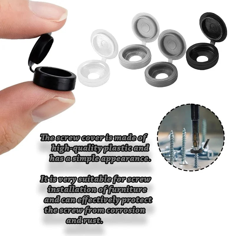 Plastic Screw Caps Decorative Bolt Covers – 50/100/200pcs Screw Caps Richie's