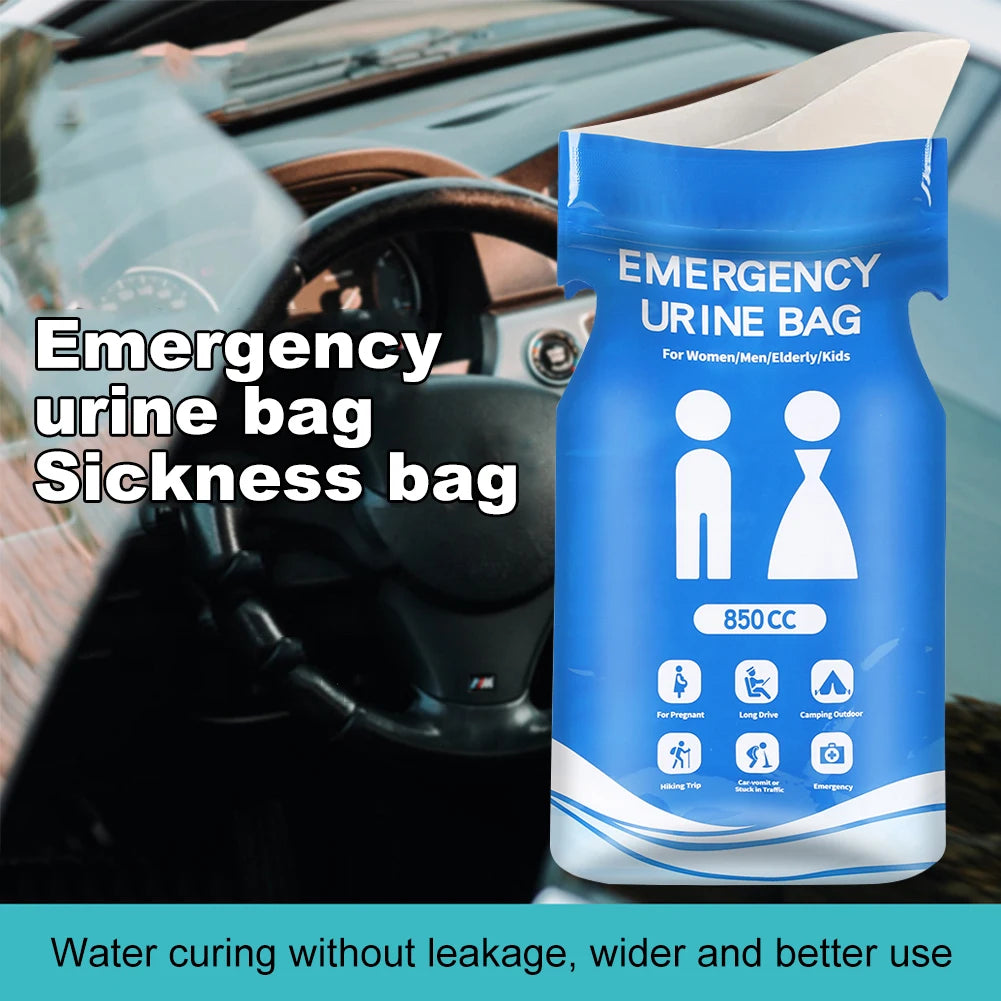 Disposable Urinal Bags – Leakproof Self-Sealing Emergency Pee Bags Disposable Urinal Bag Richie's