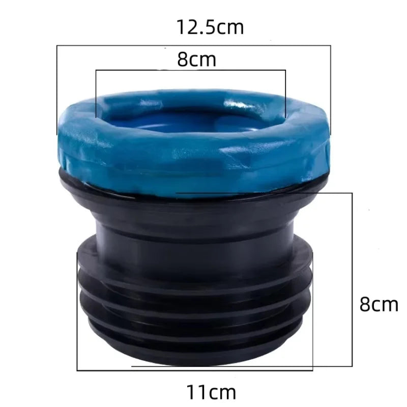 Universal Toilet Flange Sealing Ring – Rubber Anti-Leak Gasket Toilet Flange Gasket Richie's 1pcs