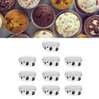 100pcs 68ml Oval Aluminum Foil Cheesecake Baking Cups Foil Baking Cups Richie's