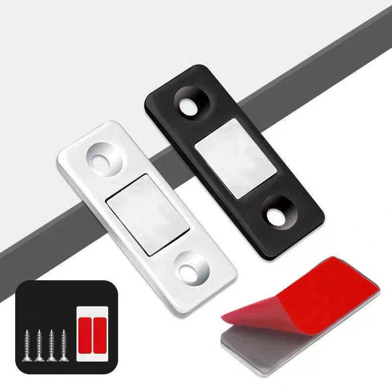 Ultra-Thin Magnetic Cabinet Catches – 2 Pairs Adhesive Door Stops Cabinet Magnetic Catch Richie's