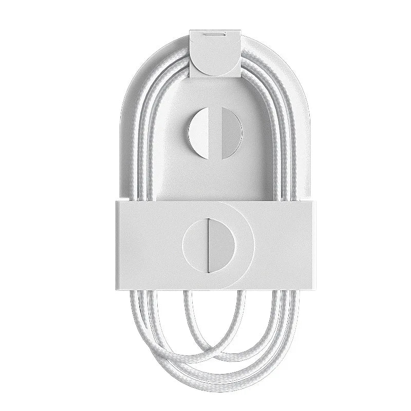 60W PD USB-C to USB-C Nylon Braided Cable – 6 Colors | FUCHU USB-C Charging Cable Richie's White 1M