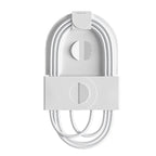 60W PD USB-C to USB-C Nylon Braided Cable – 6 Colors | FUCHU USB-C Charging Cable Richie's White 1M
