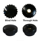 5pcs Knurled Plastic Adjustment Knobs M3–M8 with Brass Nut Insert Knurled Adjustment Knobs Richie's
