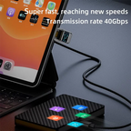 90° USB-C Adapter 40Gbps USB4 PD 140W 8K Thunderbolt 3/4 USB-C Adapter Richie's