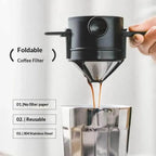 Portable Foldable Coffee Dripper – Reusable Mesh Filter Pour Over Coffee Dripper Richie's