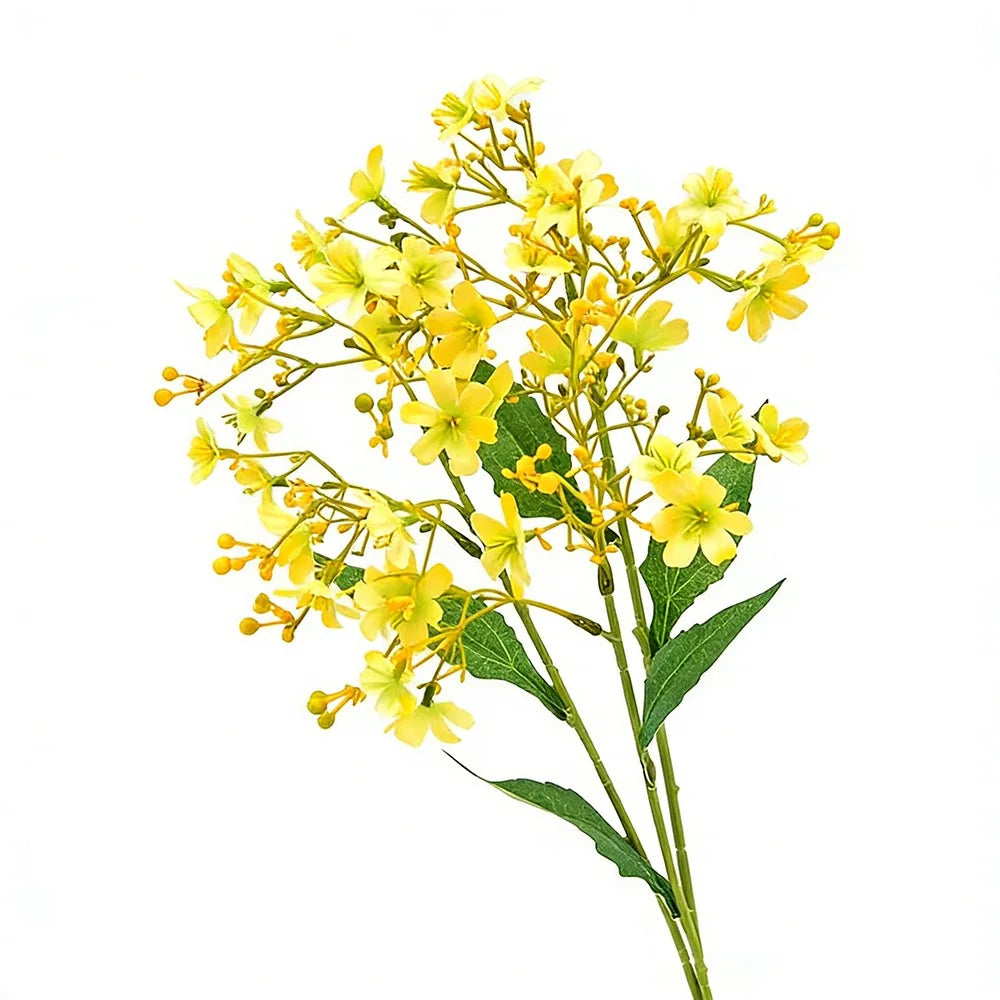 70CM Silk Artificial Flowers – Bridal Bouquet & Home Décor Artificial Flower Stems Richie's Yellow