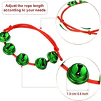 Adjustable Christmas Bell Charm Bracelet Set | Holiday Gift Charm Bracelet Set Richie's