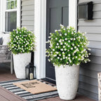 Artificial Eucalyptus Camellia Flower Garden Stake 45x32cm Artificial Garden Flower Richie's