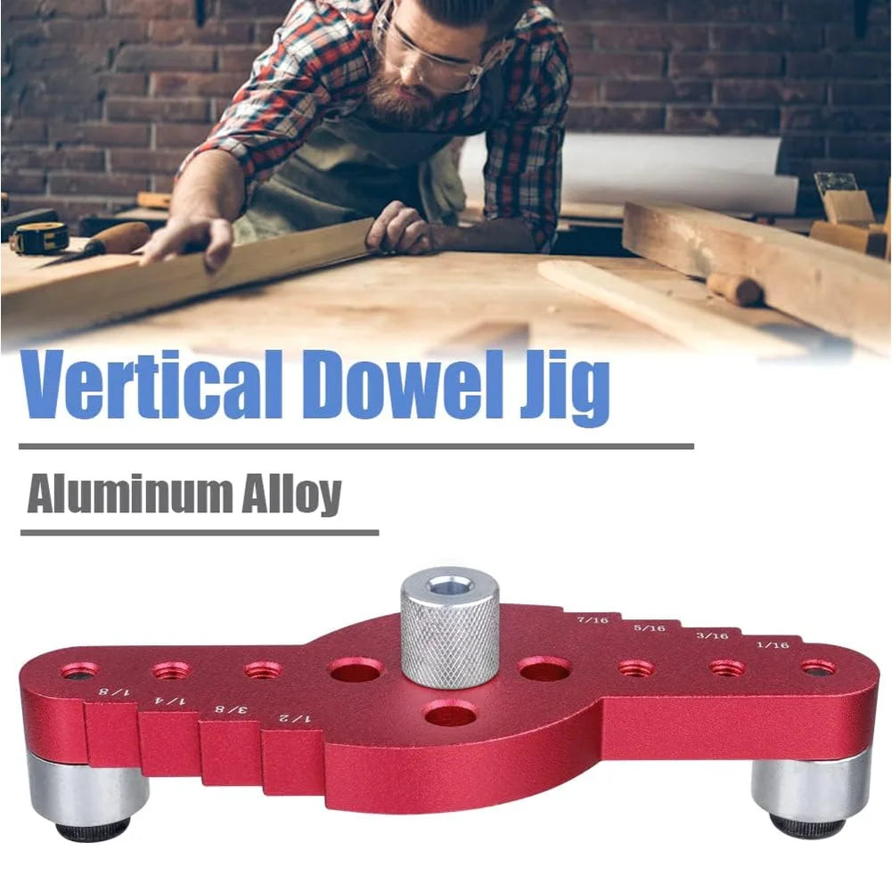 2-in-1 Pocket Hole Drilling Jig & Wood Dowelling Locator Woodworking Drilling Jig Richie's