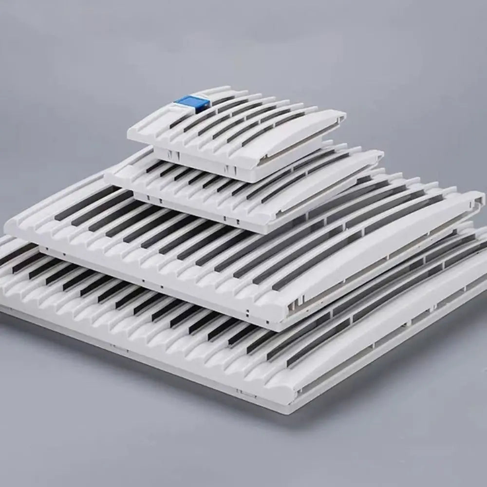 ABS Cabinet Ventilation Filter Fan Grille Louver Shutter – 4 Sizes Cabinet Ventilation Filter Richie's