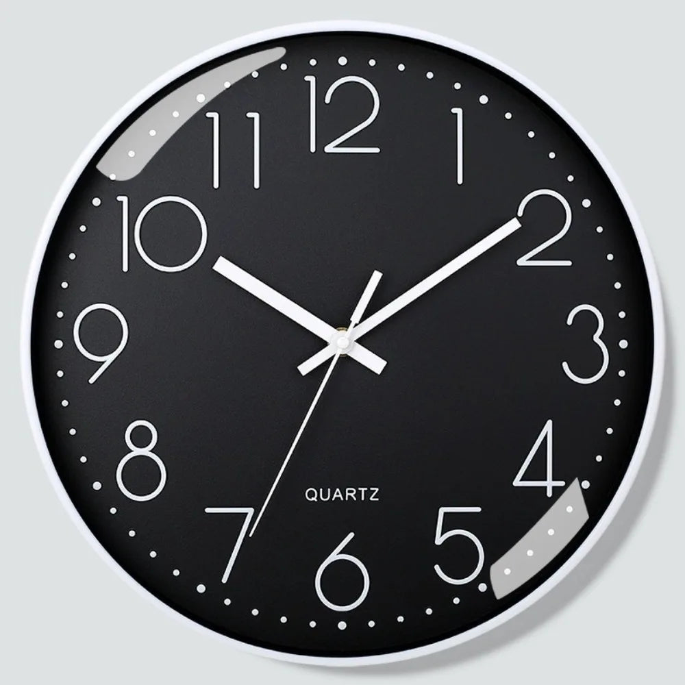 8 Inch Silent Wall Clock – Quartz Battery Operated Modern Design Wall Clock Richie's 5