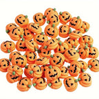 Halloween Mini Resin Pumpkin Charms – Flatback DIY Craft Decor Resin Craft Charms Richie's