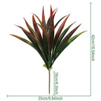 42cm Artificial Gladiolus Branch Faux Green Plant Décor Artificial Plant Branch Richie's Red