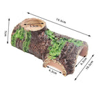 Resin Bark Reptile Hide Cave – Lizard Snake Terrarium Shelter Reptile Hide Cave Richie's as pic