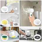 Cordless Electric Spin Scrubber with 5 Brush Heads Electric Cleaning Brush Richie's